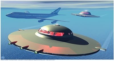 UFOs pacing passenger plane