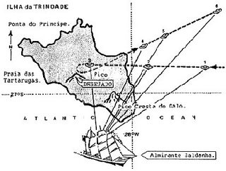 Map of UFO location