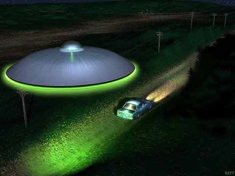 UFO tracking automobile