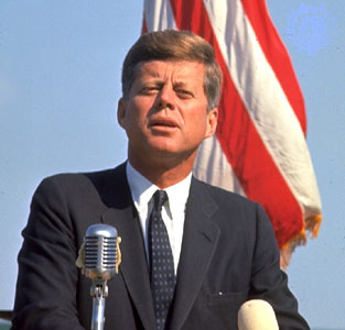 president John F. Kennedy