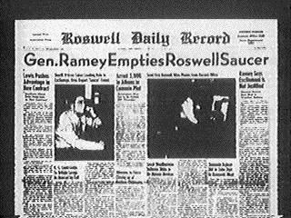 Gen. Ramey Empties Roswell Saucer