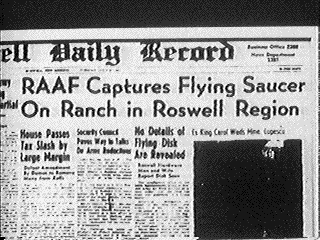 Headline From Roswell Daily Record Newspaper
