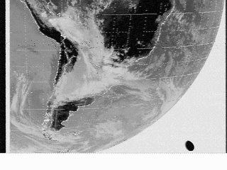 Flying Saucer appears in satellite photo