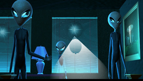Aliens enter a home prior to an abduction