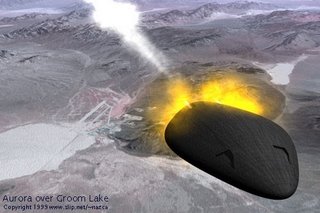 Aurora Superplane over Groom Lake, Nevada