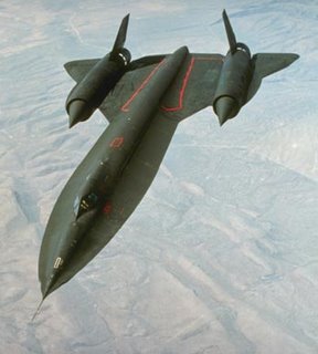 SR71 Blackbird spy plane